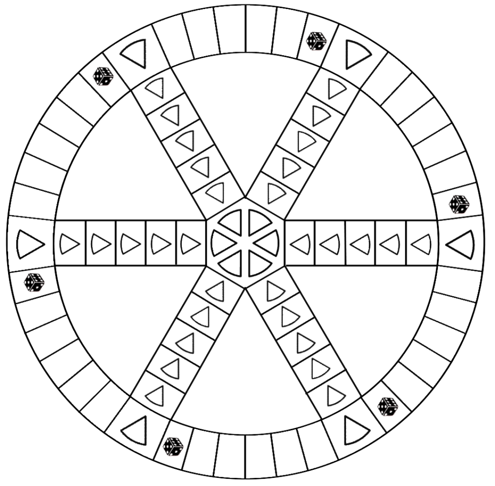 Plateau Trivial Pursuit à Imprimer Jeu pédagogique - Trivial Pursuit modifiable et imprimable - Clic & Déclics