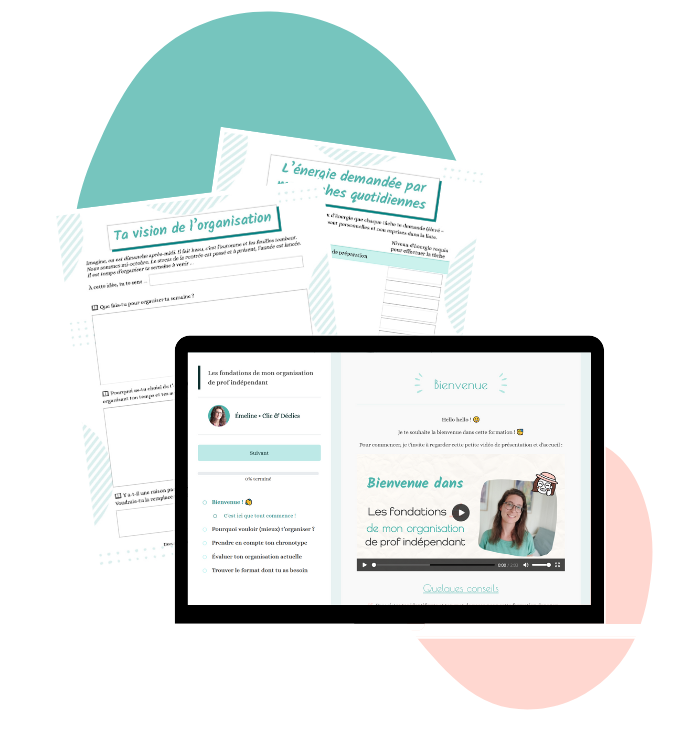 mockup Organisation Profs indépendants