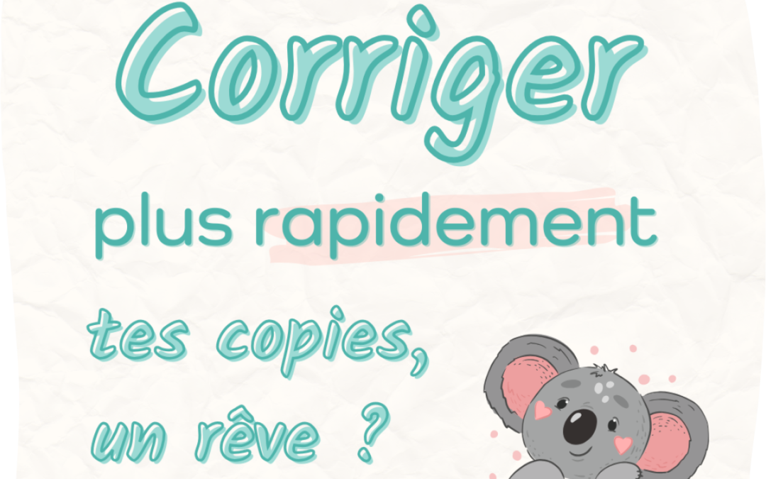 Pourquoi et comment se créer un code de correction ?