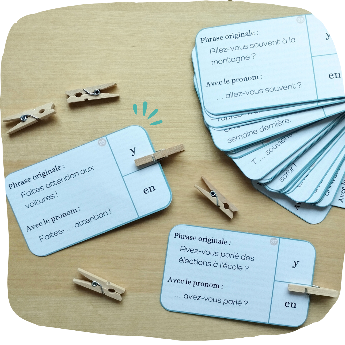 Cartes à pince - modèle 01