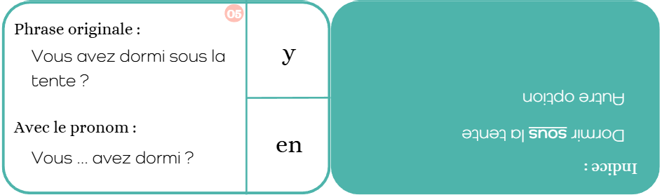 Cartes à pinces - recto-verso
